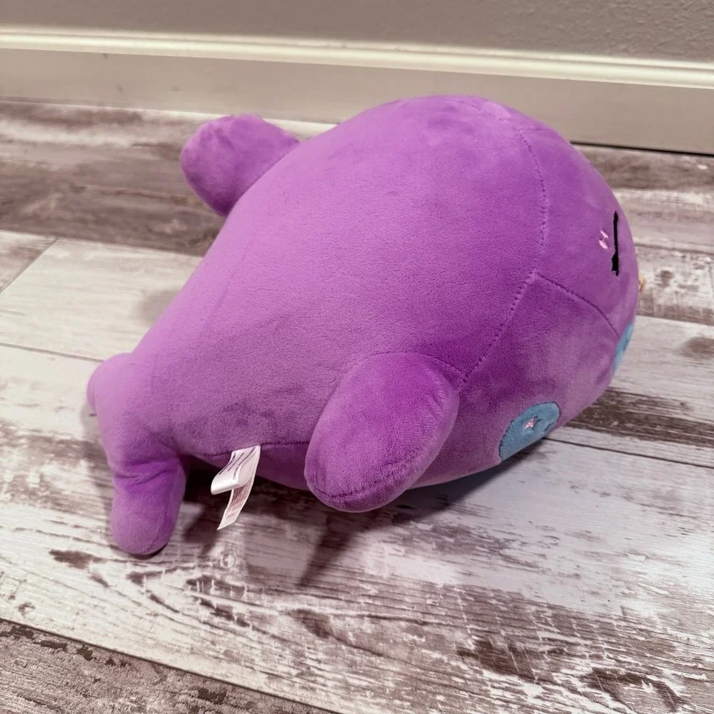 Tasty Peach Studios Aurora x Seaworld Purple Narwhal Ice Cream Cone‎ Star Plush